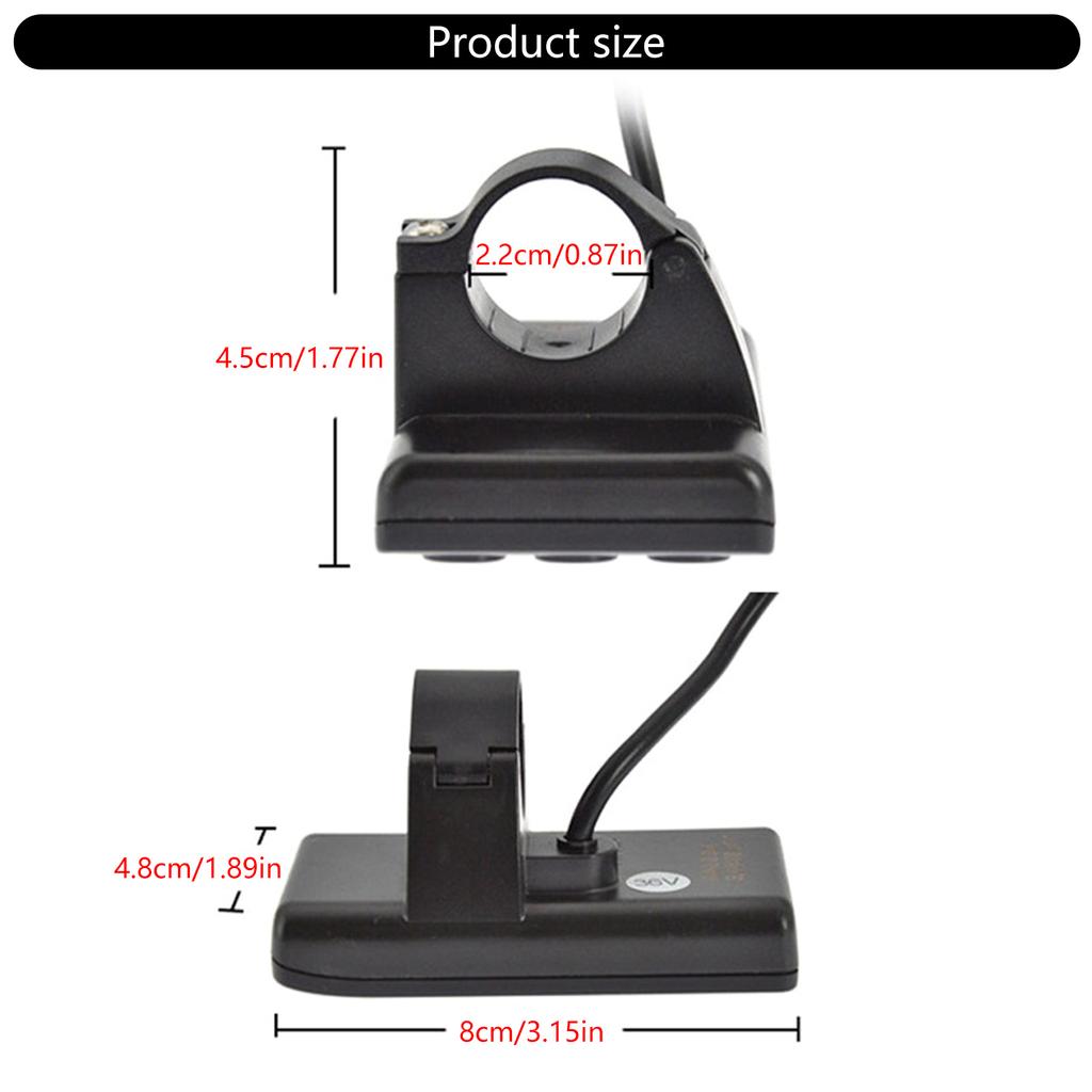 Электрический велосипедный дисплей универсальный 24 В 36 В 48 В водонепроницаемый ЖК-дисплей панель управления для электрических велосипедов скутеров