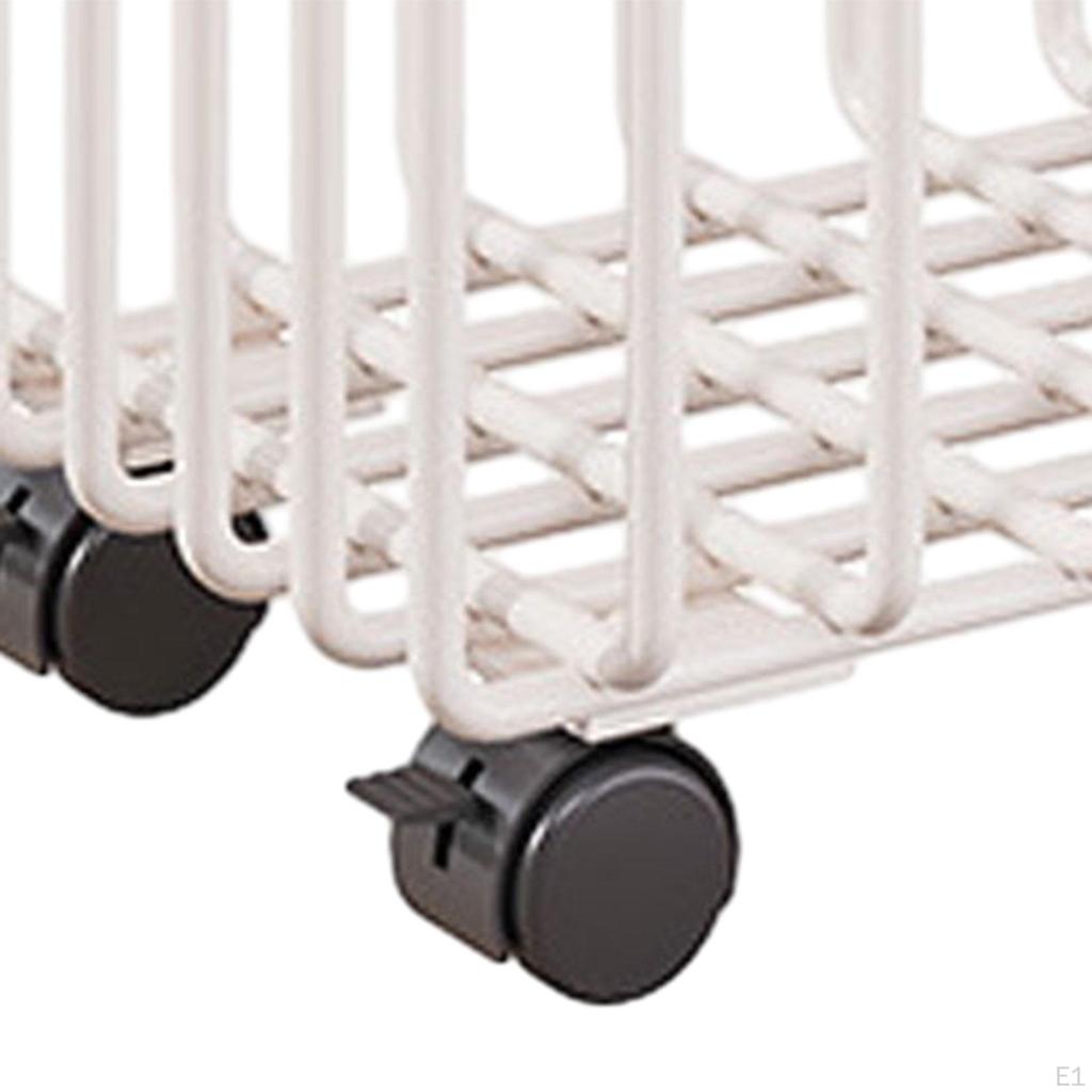 Корзина для грязного белья на колесиках для ванной комнаты