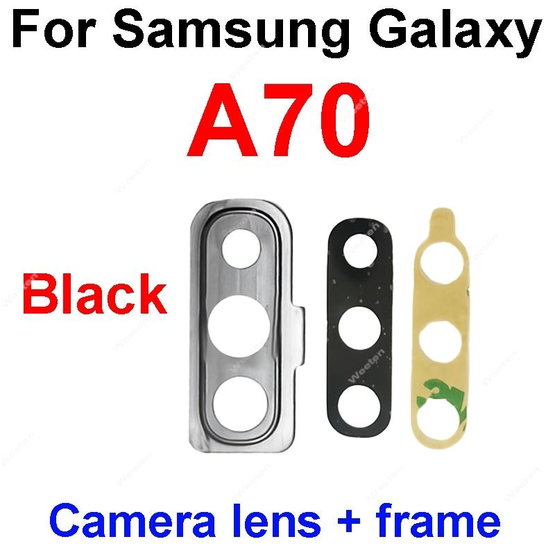 camera lens frame Use For Samsung Galaxy A50 A70 A80 SM-A505F SM-A705F SM-A805F WEETEN rear back camera glass lens holder parts