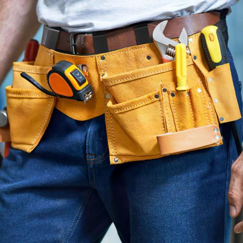 LIOOBO Belt Clip Holder, Stylish Holster Sheath Grip with Hook Tuck, for Bags, Belts, and Backpacks, Pack of 10 (Black)