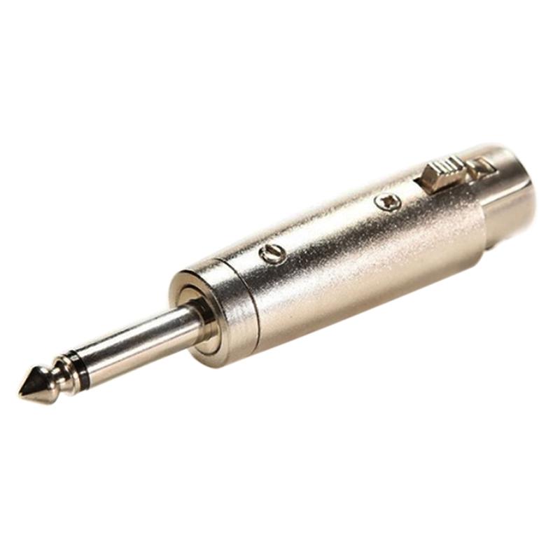 3-контактный разъем Xlr с гнездом 1/4 6,35 мм, стерео штекер Trs, аудиокабель, адаптер для микрофона