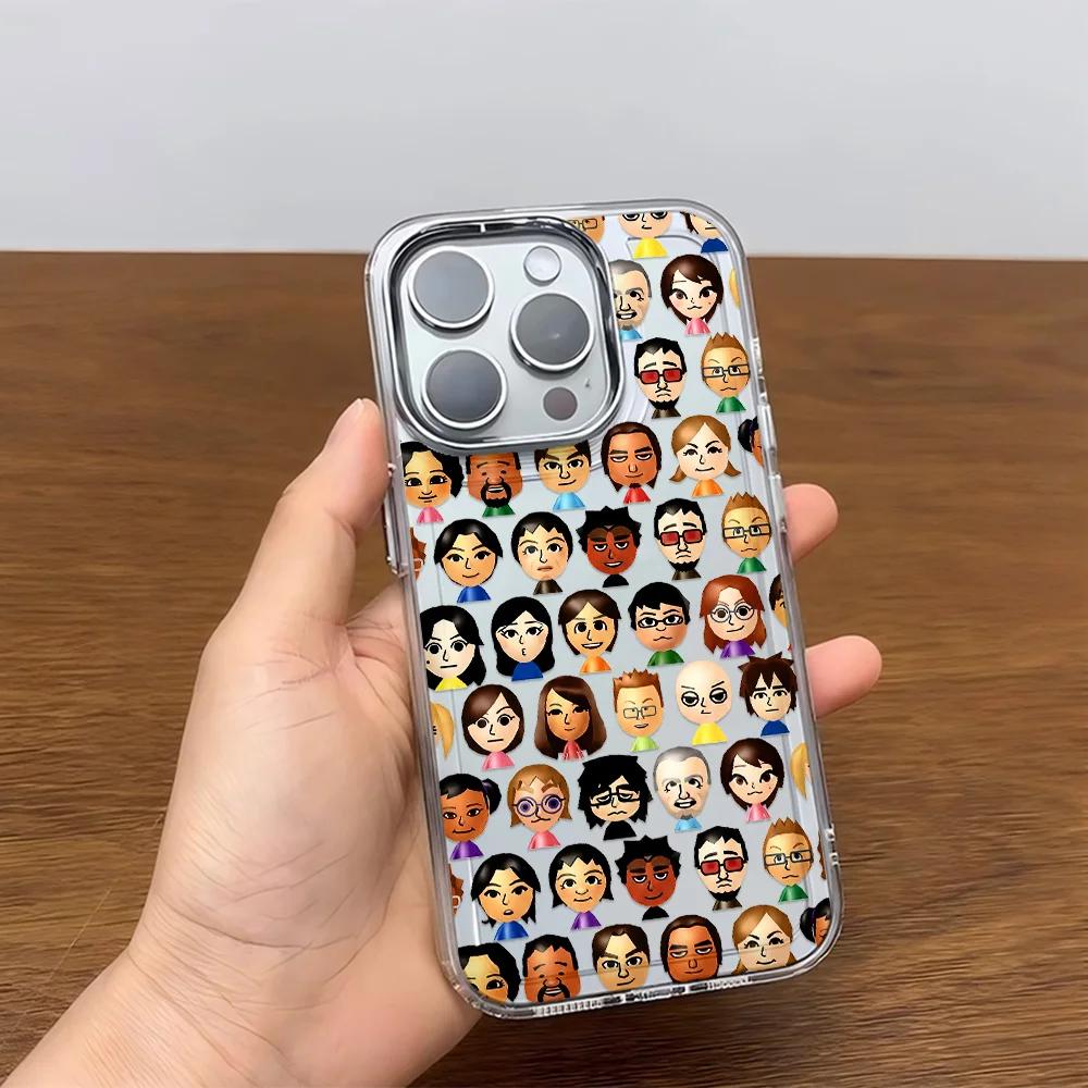 Full Screen Character Personalized Cute Phone Case for iPhone 17 AIR 16 15 14 13 12 11 PRO MAX XSMAX XR 7 8 PLUS Y2K Clear Cover