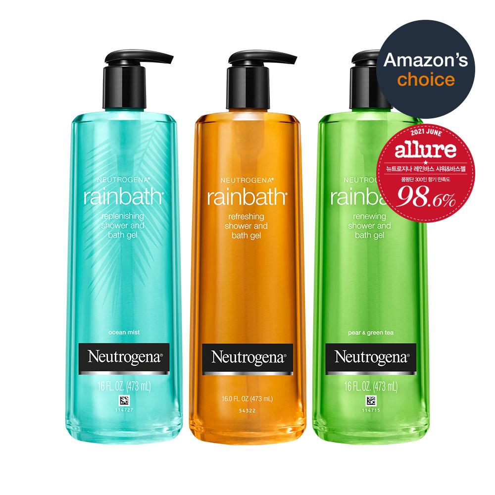 Neutrogena Rainbath Body Wash Original Amber 473ml  Woody Amber Refreshing Soap 