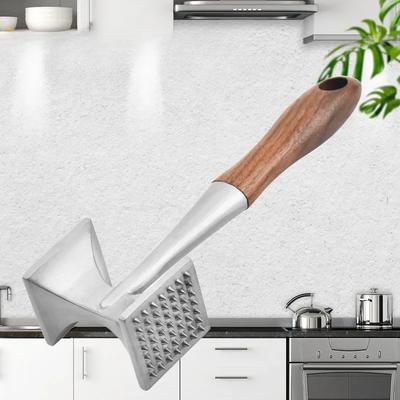 304 молоток для мяса из нержавеющей стали, двусторонний размягчитель для мяса, бытовой молоток для мяса, кухонные инструменты, выключатель для стейка, гаджеты