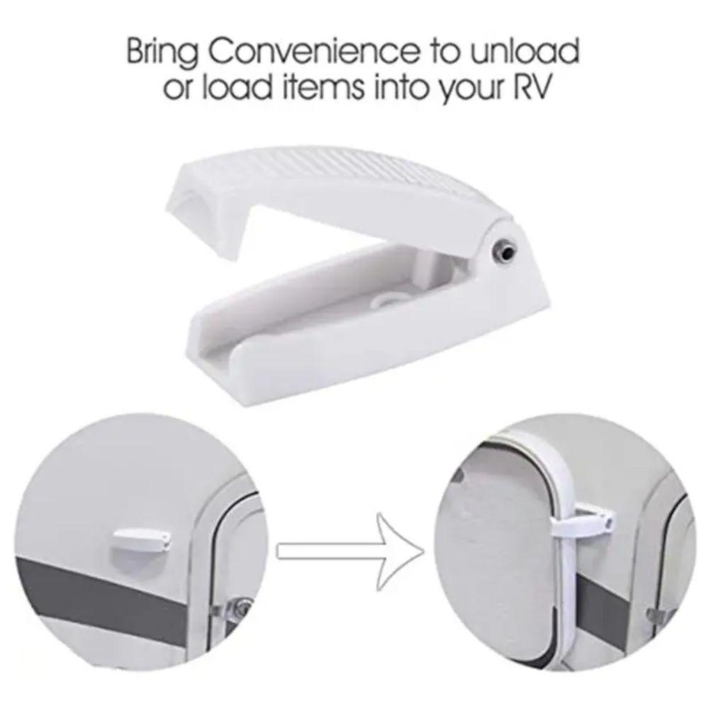 Plastic RV Door Catch White Door Clip Hooks Door Holders Motorhome