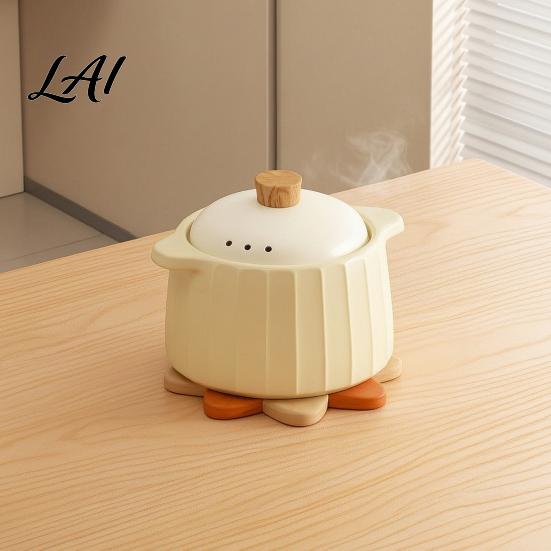 Farmhouse Kitchen Decor Accessories Sunflower Trivets for Hot Dishes Heat Resistant Beech Wood Pot Holder Natural Trivet Set Decorative Tree