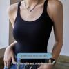 Женский топ-майка без рукавов с защитой от просвечивания - Летняя базовая одежда для улицы и дома, Покрытие боковых жировых складок