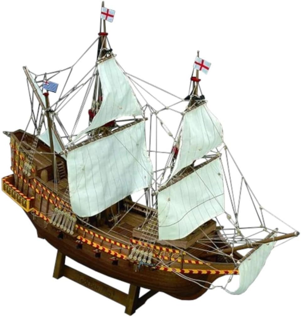 Woody Joe 1/50 Golden Hind Wooden Model Assembly Kit (Ship)