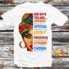 230 г/м² 100% хлопок Бог говорит, что ты уникален футболка винтажная ретро крутой подарок мужская женская унисекс мультфильм аниме топ футболка B309