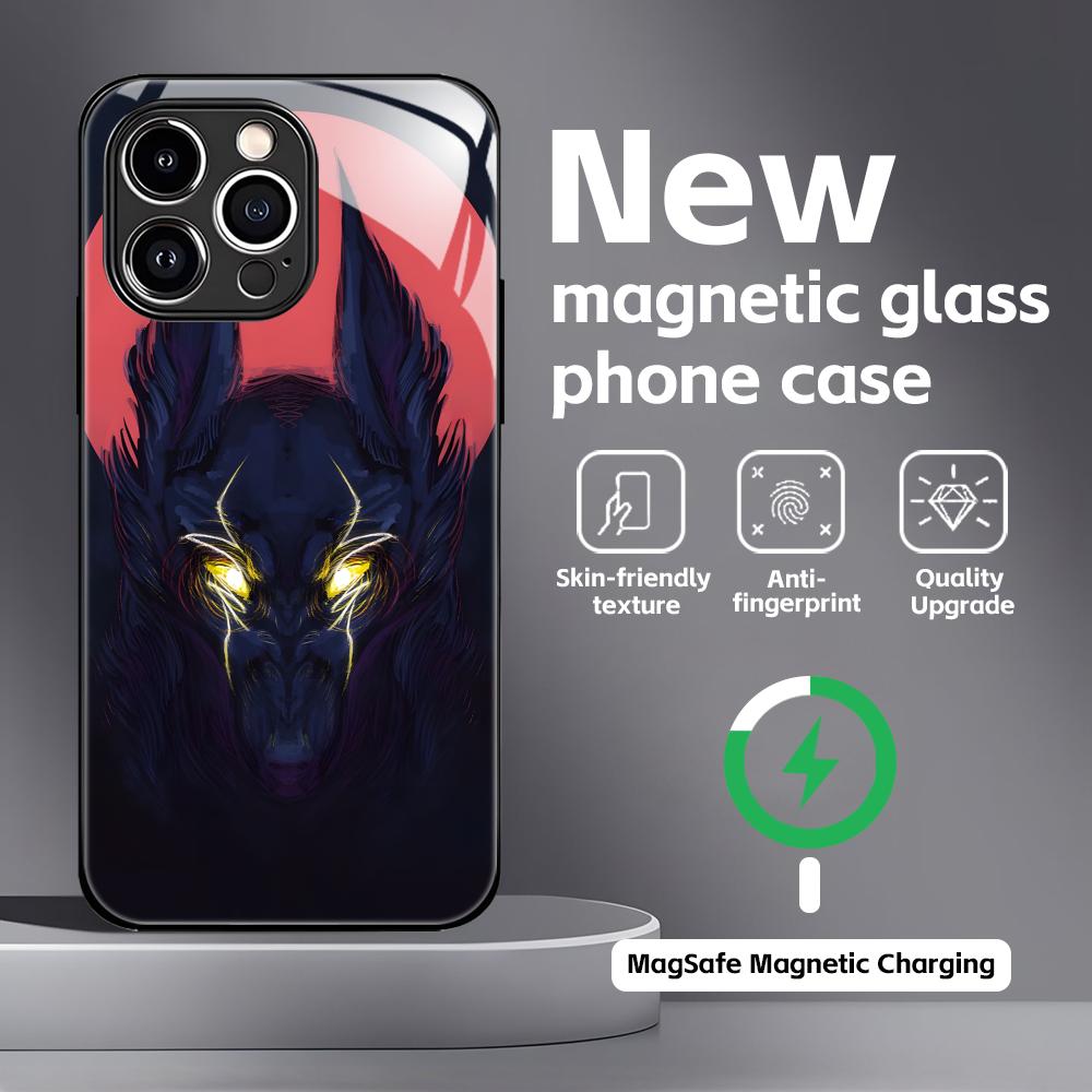 Shangri-La Frontier Phone Case For iPhone17 16 15 14 13 12 11 X XR XS 8 Plus Mini Pro Max Glass Magnetic Case
