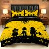 Deltarune Pattern Bedding Quilt Set  Home Decoration  Gift (1 * duvet cover + 2 * pillowcase  without core)