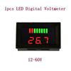 24 В-60 В автомобильный морской мотоцикл светодиодный цифровой вольтметр измеритель напряжения батареи