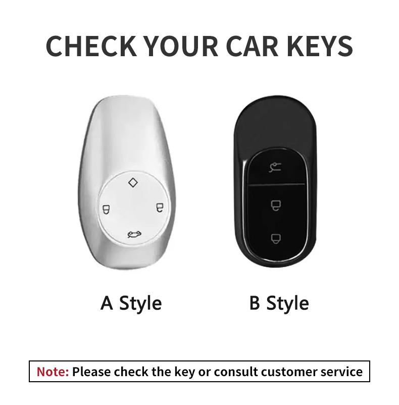 Suede Leather Car Smart Key Fob Case For Leapmotor T03 S01 C11 C01 Type Key Cover Shell Holder Keychain Car Styling Accessories