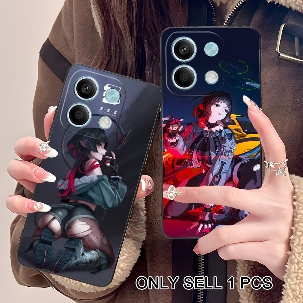 ZZZ Чехол для телефона Jane Doe для POCO F8 F7 F6 F5 F4 F3 F2 Pro GT C75 C71 C65 C61 C40 Pro Ultra Мягкий ТПУ Противоударный Чехол