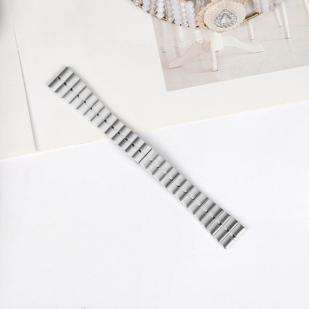 For Samsung Galaxy Watch Active2 40mm/44mm Stainless Steel Strap Line Design Replacement Wrist Band