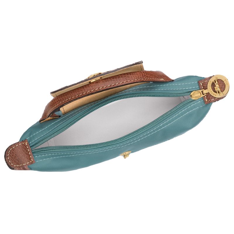 Longchamp Le Pliage Original Series Сумка-тоут из нейлона на кнопке-молнии Женская сумка-тоут Эвкалипт 34175089P93