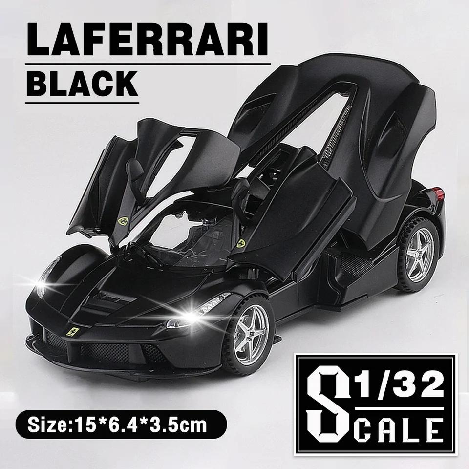 Ferrari LaFerrari Laboratory Supercar Simulation Diecast & Toy Vehicles Sounds & Light Pull Back Car 1:32 модели из сплава в подарок на день рождения