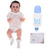 Rebirth Doll Simulation Baby Size 22in Lifelike Doll Toy Full Body Waterproof Doll for 3 Year Olds