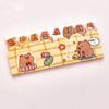 1 Piece Kawaii Stationery Kapibala Cartoon Marker Memo Pad Capybara Bookmark Flags Index Tab Sticky Notes Stickers
