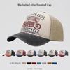 American Retro Distressed Duckbill Flag Baseball Cap
