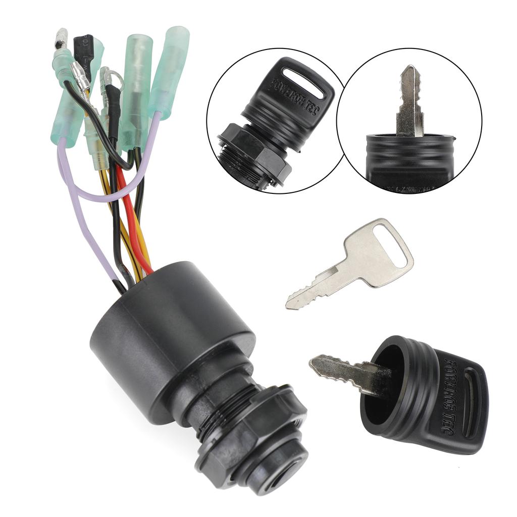Boat Ignition Key Switch Fit for Mercury Outboard Control Box Motor 87-17009A5