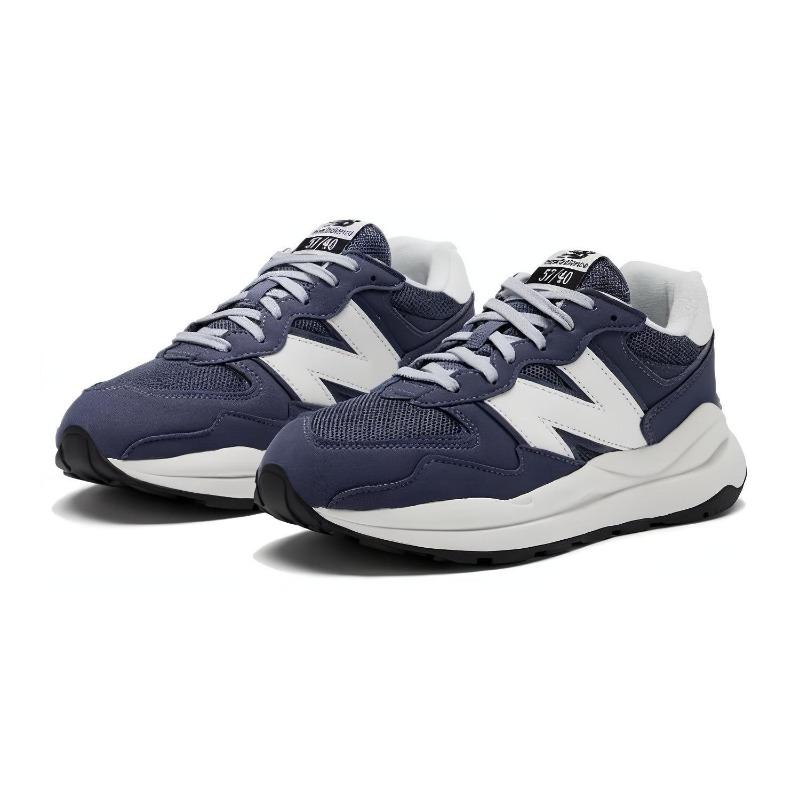 New Balance Kids Navy Blue Low Top Casual Shoes Comfortable Wear Resistant Breathable GC5740VA
