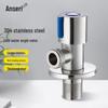 304 Stainless Steel Angle Stop Shut-off Valve