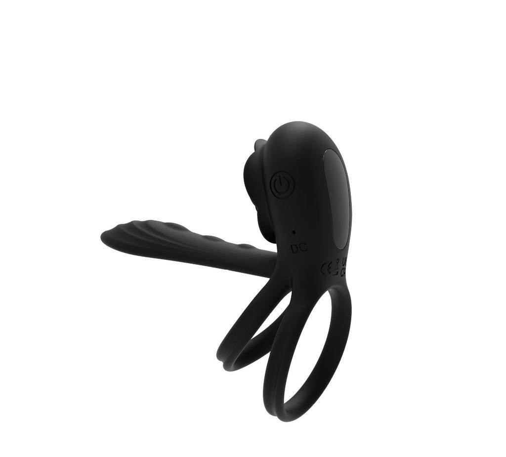 Вибрирующее кольцо второго поколения с беспроводным пультом управления для пар