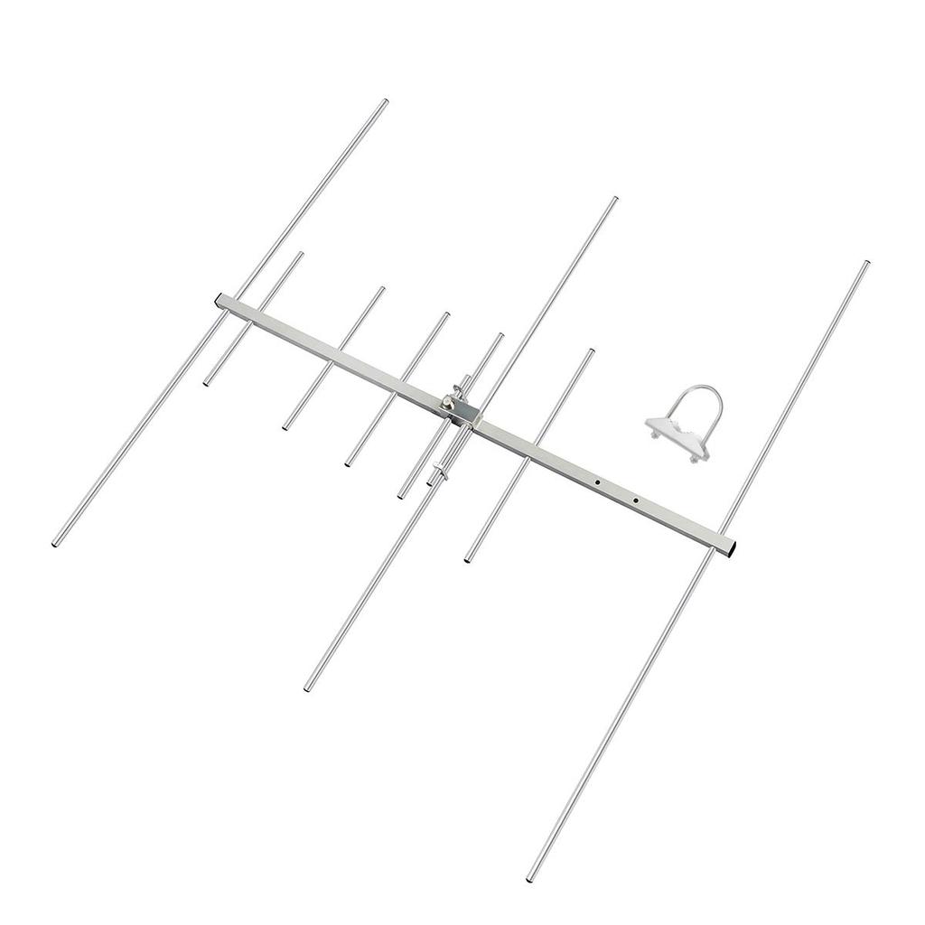 TWAYRDIO Dual Band 8 Element Yagi Antenna High Gain High Gain Outdoor Antenna Installation Required For Radios For Amateur Radio 144/430MHz