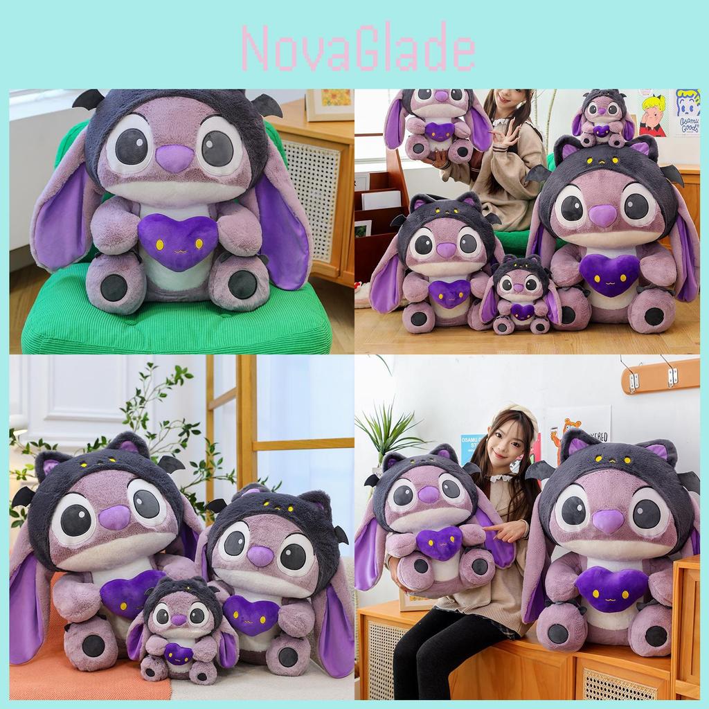 Stitch Anime Plush Toy Soft Pp Cotton Filling Short Fur For Home Decor Special Characters Included