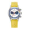 ADDIESDIVE AD2549 Япония 0S21 Хронограф Мужские Часы 10 Бар Водонепроницаемые Кварцевые Часы Сферическое Стекло Супер Светящиеся Наручные Часы