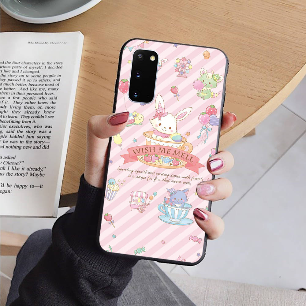 AH42 Wish Me Mell Black Case for iPhone 16 15 Plus 14 13 12 11 Pro 8 7 6S SE 5S X XR XS Max Realme C30 C33 C31 9I Huawei Y8P Y9 Sofe Cover