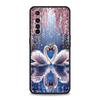 Мягкий ТПУ Чехол для Realme 11 10 9 Pro Plus GT2 GT3 GT5 C21 C25 C35 C53 C55 C67 Pro 5G Ударопрочный Чехол для Телефона Элегантный Дизайн Белого Лебедя