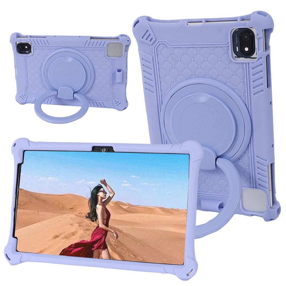 Мягкий силиконовый безопасный для детей чехол для Teclast P25T 10,1 дюйма с вращающейся на 360 градусов ручкой-подставкой, противоударная крышка для планшета