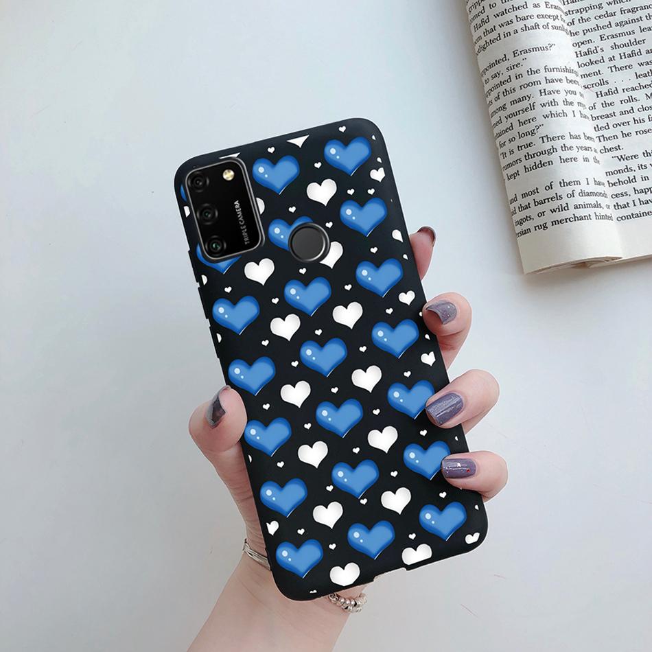 Для Huawei Honor 9A Чехол 2020 Силиконовая Крышка Мягкий Бампер Чехол Для Huawei Honor 9A Чехлы для Телефона MOA-LX9N Honor9A Сердце Любви Funda