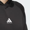 Adidas Three Stripes Loose Fit Long Sleeve Hoodie Men Hoodies Black JN2491