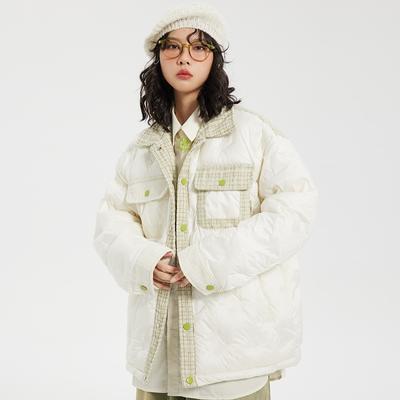 Женское хлопковое стеганое пальто, зимние теплые куртки, лоскутные уличные топы, уличная одежда, свободная одежда