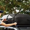 Автомобильная грузовая сумка на крышу Автомобильный багажник на крышу Сумка для хранения Водонепроницаемая 600D Оксфорд Автомобиль Внедорожник Минивэн Складные сумки на крышу