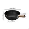 Железная сковорода для жарки, китайская индукционная электрическая газовая плита Wok