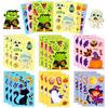 6 Photos/package Halloween Puzzle Face Change Sticker Ghost Pumpkin DIY Children's Puzzle Toys Graffiti Sticker Paper