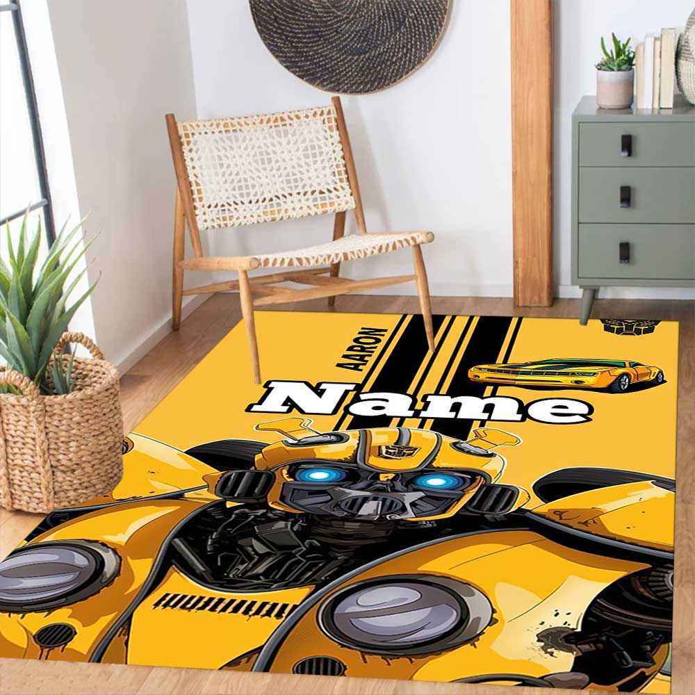 Transformers Fans (14) Customize your name rug, office chair cushion, home bedroom living room gift.
