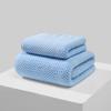 Large Size Bath Towels Set 90×170cm Pineapple Lattice Pattern Microfiber Material, Soft and Comfortable, Good Water Absorption