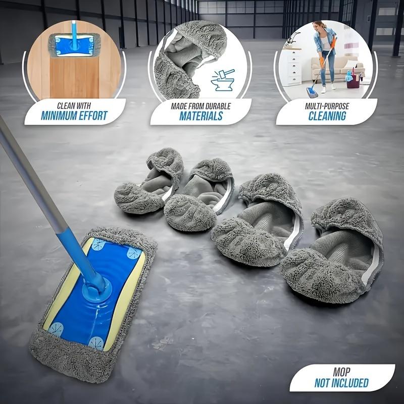 Reusable Microfiber Mop Pads - Washable & Durable, Perfect for Wet or Dry Cleaning, Easy Dust Removal, Essential Household Cleaning Supplies