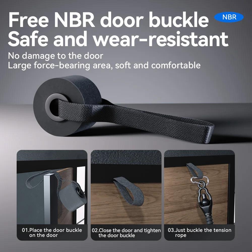 Pedal Tension Rope Men Abdominal Strengthening Elastic Band Tension Rope Expand Chest Strength Exercise Fitness Equipment