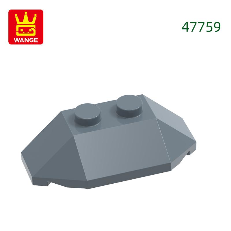 Нетоксичные 60 шт./лот 47759 Клиновидные наклонные 45° 2 x 4 Тройные строительные блоки Аксессуары Moc Совместимые с Кирпичными игрушками Для ребенка Подарочная коробка