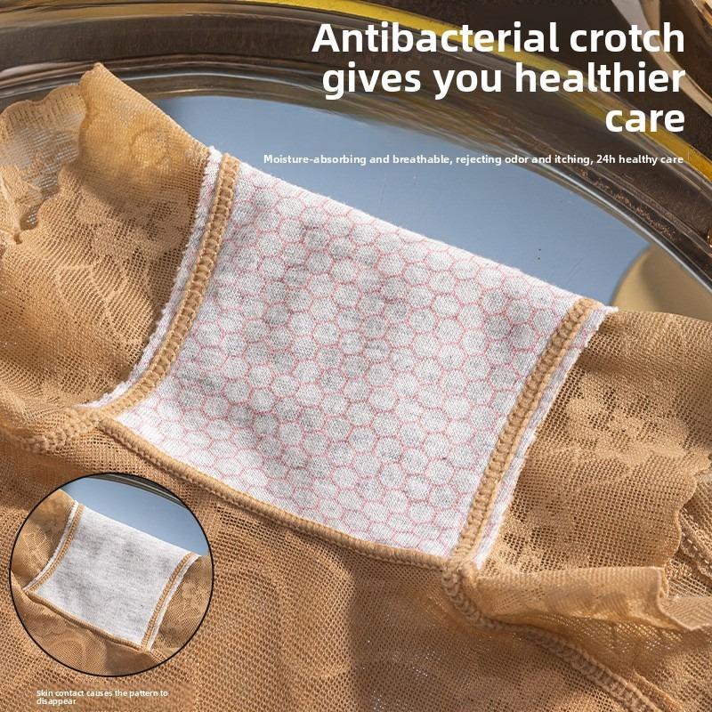 Ladies Spring and Summer New Sexy Lace Delicate Soft Waist Underwear