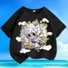 Labubu Cartoon 3D Print Kids T Shirts Trend Clothes Boy Girls Short-Sleeved Top