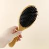 Natural bristle hair air cushion comb Nanzhu bristle comb wooden airbag comb temu explosive massage comb
