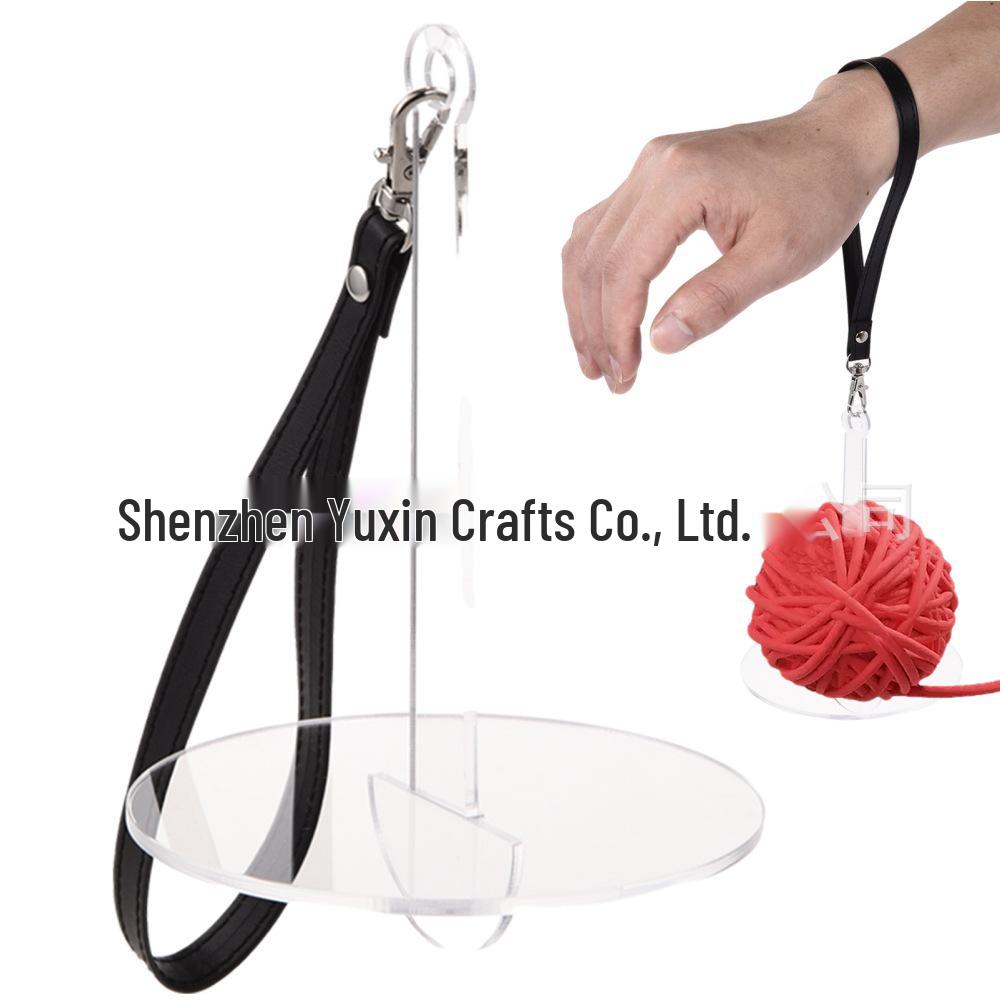 Pair of Acrylic Wrist Yarn Holders