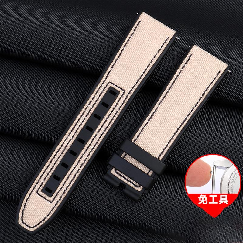 Ручной холщовый ремешок для часов Mido M038/ M038431A холщово-силиконовый ремешок для часов Мужская оригинальная цепочка для часов 22 мм Плоский интерфейс